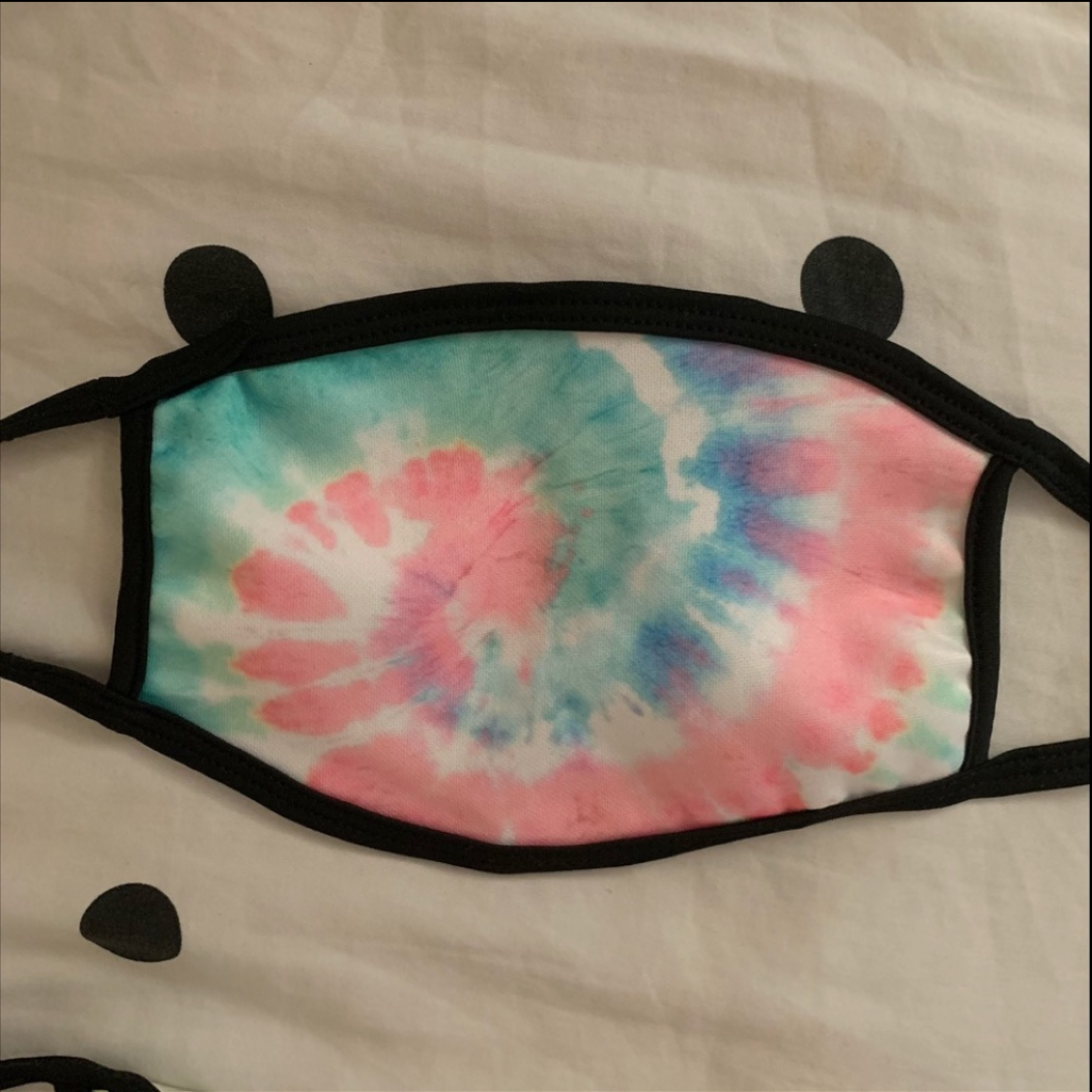 Pastel Tie-Dye Face Mask